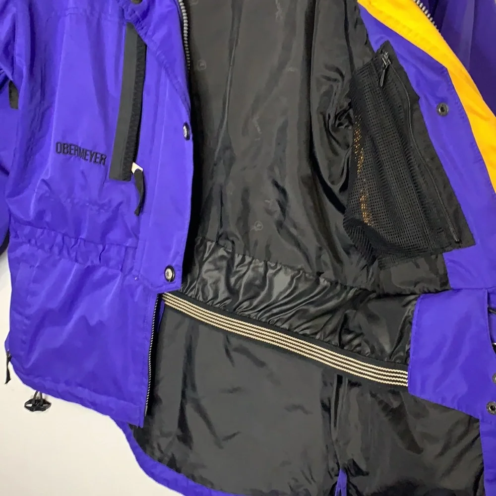 Vintage obermeyer purple ski jacket 8